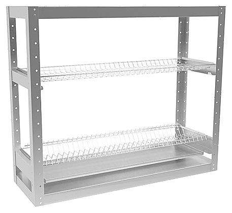 Стеллаж для тарелок Пищевые Технологии Эконом СКТСК-11КЭ-2М