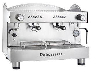 Кофемашина рожковая Robustezza BZB2EMIXIL 220/380 высокие группы, экономайзер, подсветка, сталь