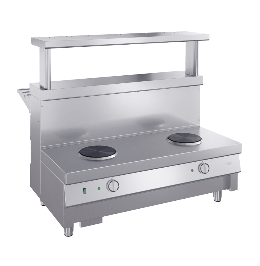 Прилавок-мармит для первых блюд Atesy Ривьера М1-2.1200-02-О без полок