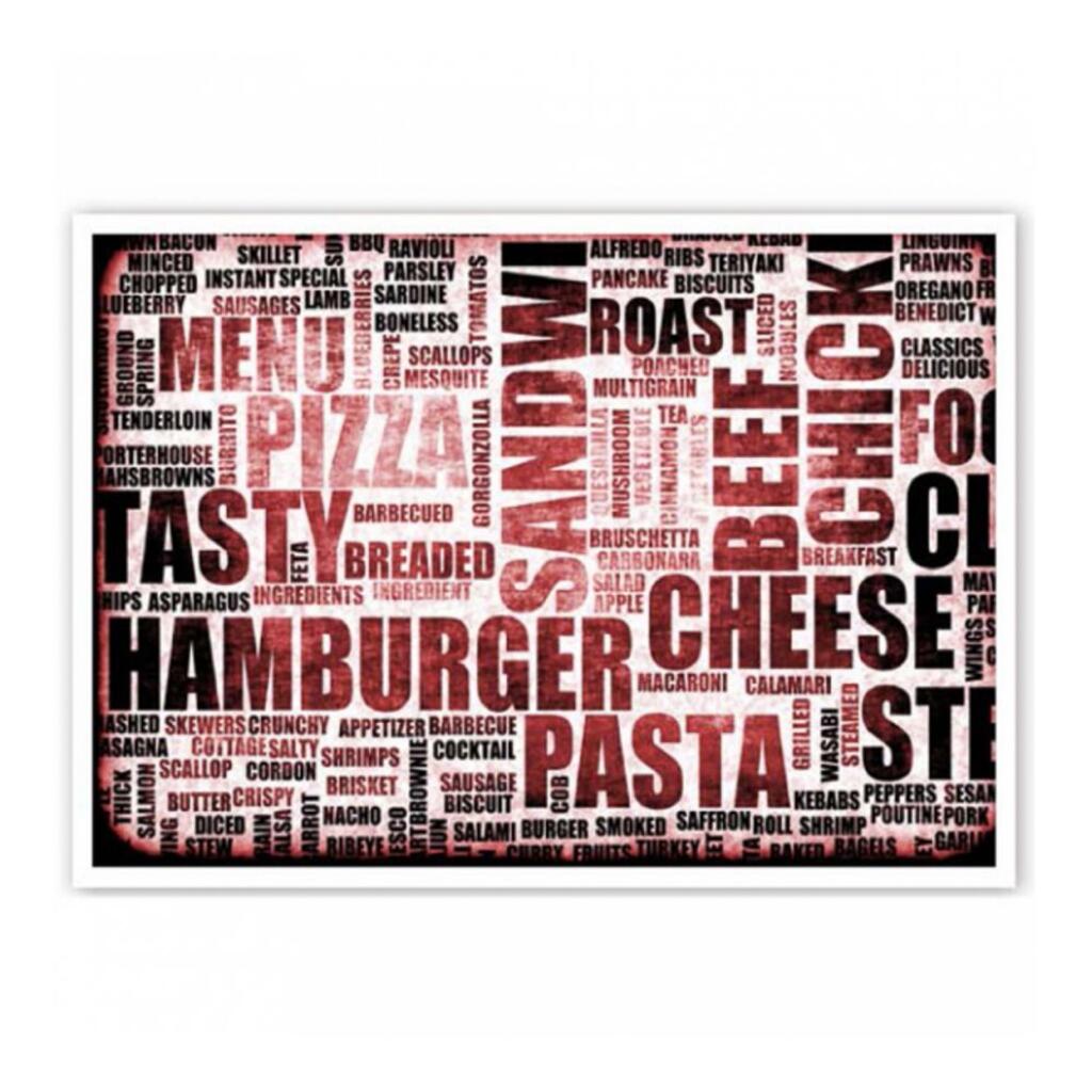 Подкладка сервировочная (плейсмет) "ФастФуд", 31х43 см, 500 шт/уп, бумага Garcia De Pou | 156.48