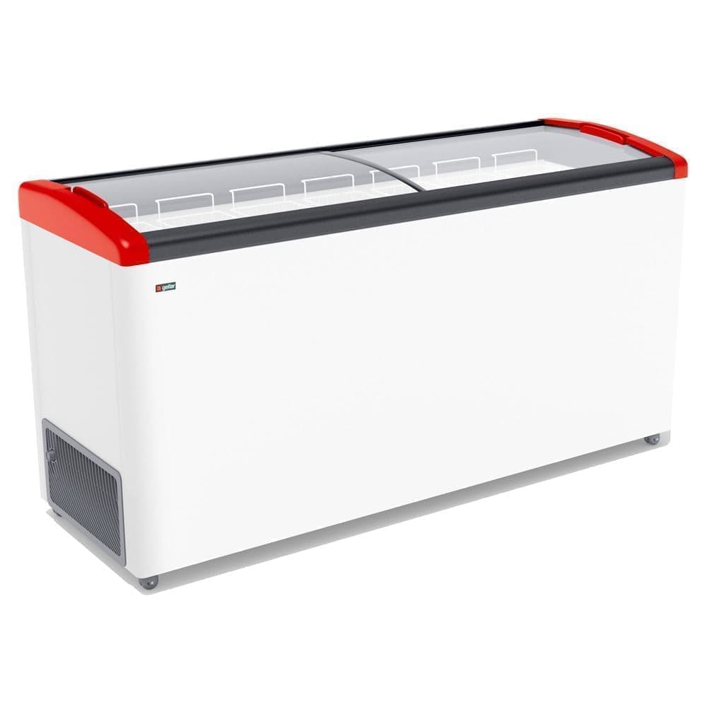Ларь морозильный Gellar FG 675 E (FG 650 E) красный