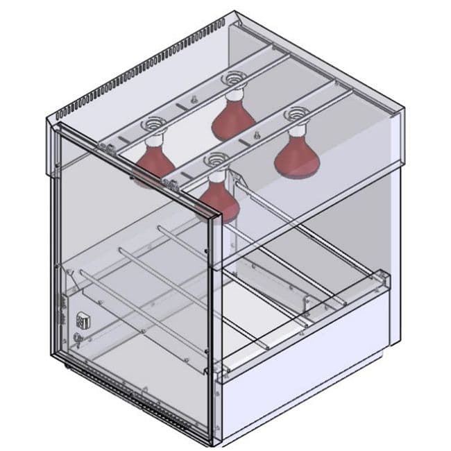 Витрина-мармит для бургеров Atesy ВМБ-750/4