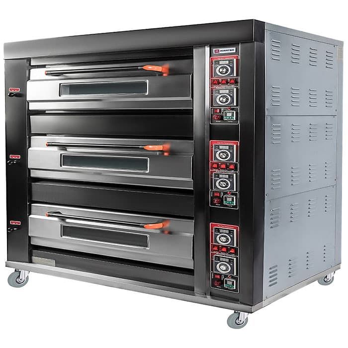 Печь подовая Miratek BK-39G ГАЗ с пароувлажнением на все ярусы