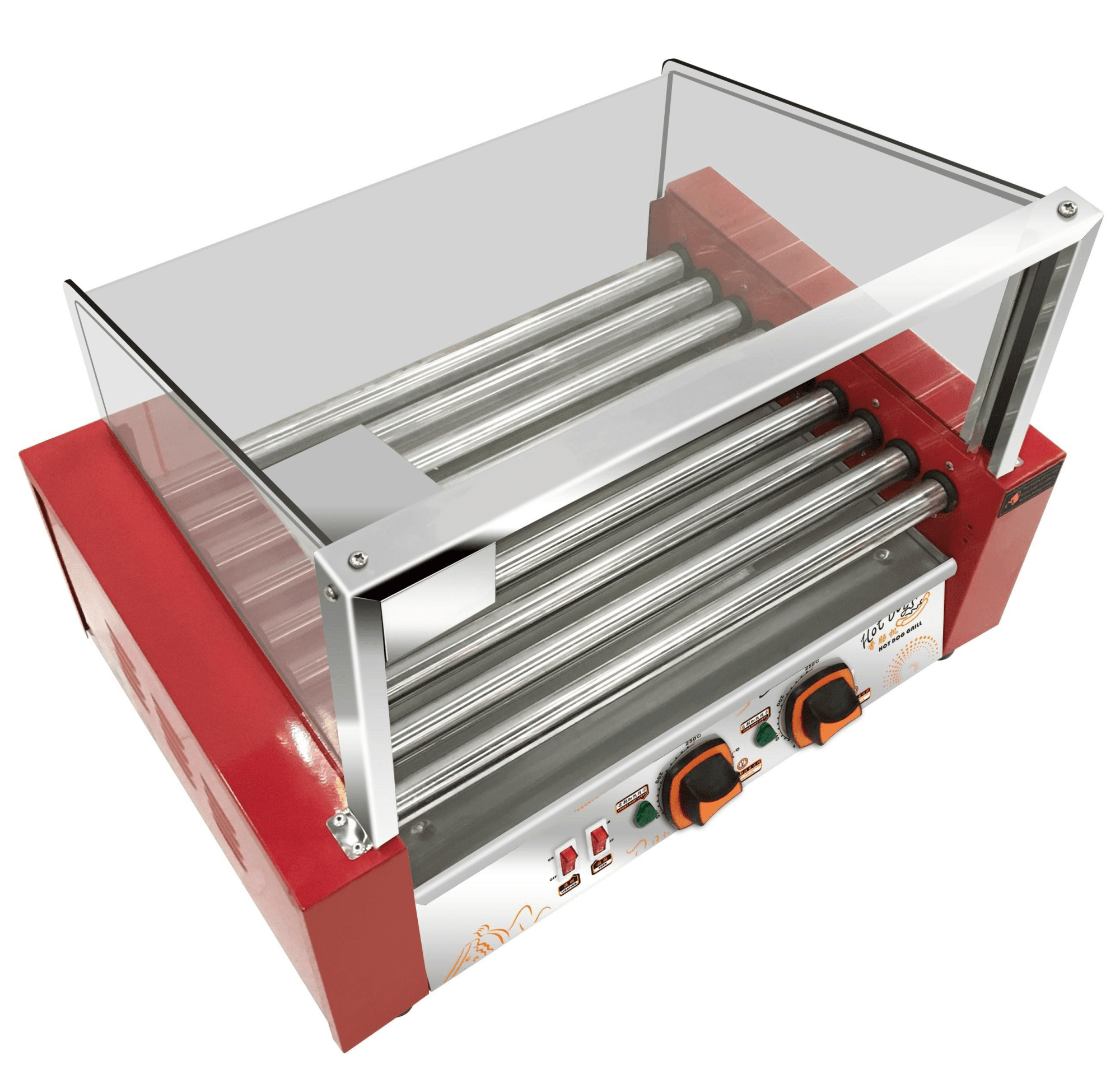 Гриль роликовый Airhot RG-9S, с защитным экраном