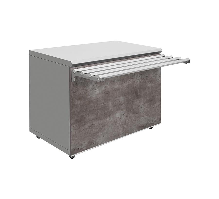 Прилавок нейтральный Luxstahl ПН-1200