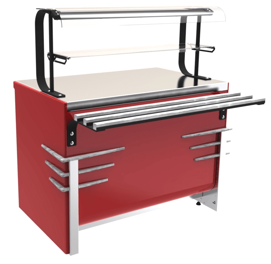 Прилавок нейтральный Челябторгтехника «Refettorio Case» RN13A