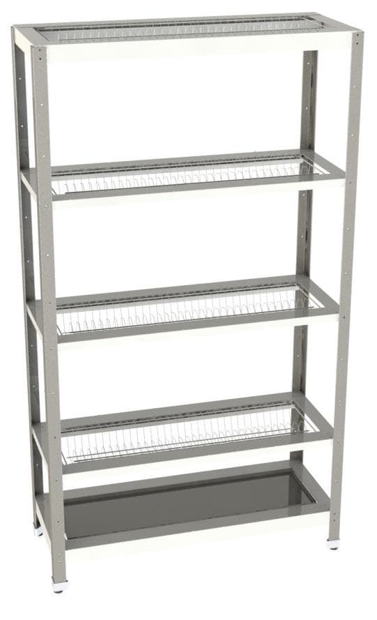Стеллаж для сушки тарелок Restoinox СТПТ-6/4-ЭН