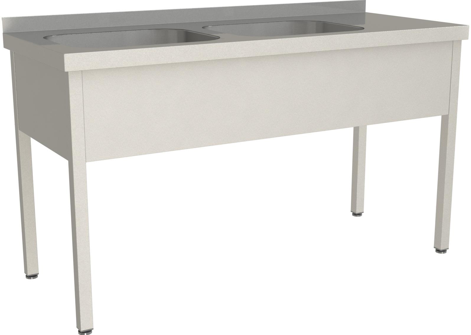 Ванна моечная цельнотянутая Restoinox ВМЦ-2/14/7-БЛ