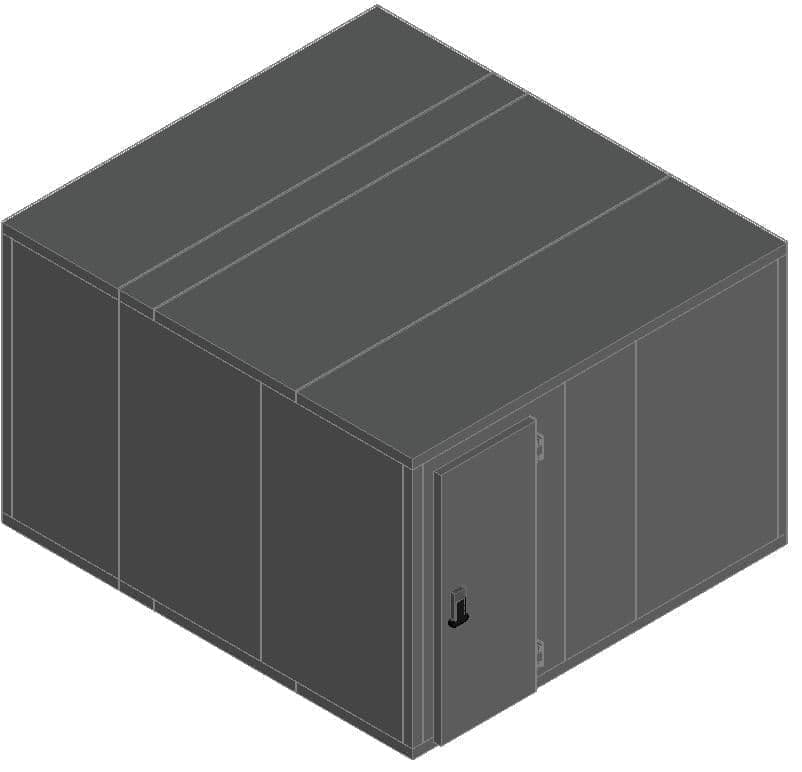 Камера холодильная Polair КХН-20,20 (3160х3460x2200) 80мм