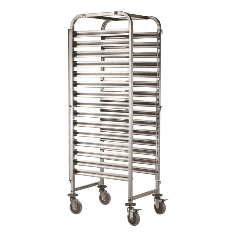 Тележка стеллажная для печи Foodatlas YZD-100A 810х670х1700, 16 ярусов