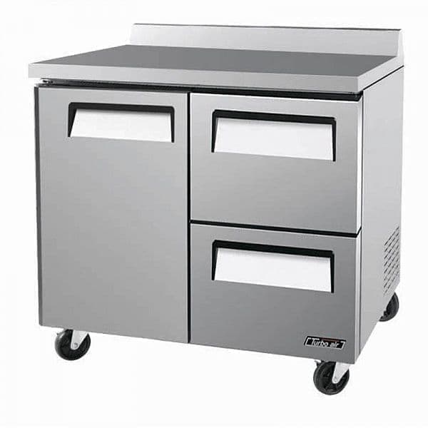 Стол морозильный Turbo Air CMWF-36-2D-2 с ящиками и бортом