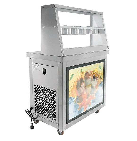 Фризер для жареного мороженого Foodatlas KCB-2Y (контейнеры , световой короб, 2 комрпессора)