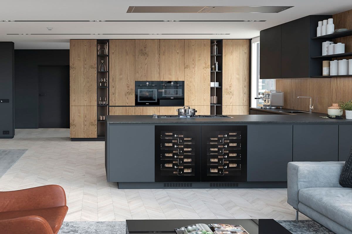 Шкаф винный Temptech PRESPROX60SRB