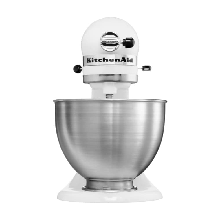 Миксер планетарный KitchenAid 5K45SSEFW белый