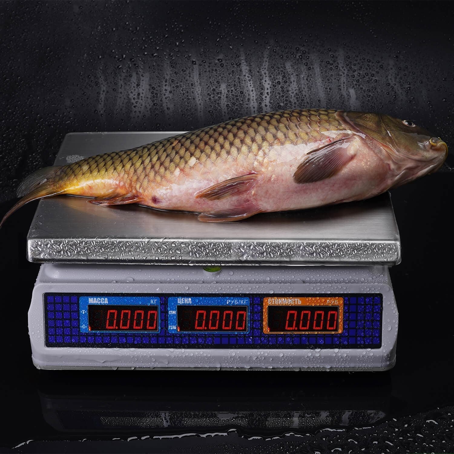 Весы торговые настольные M-ER 329 AC-32.5 IP67 "Fisher" LED