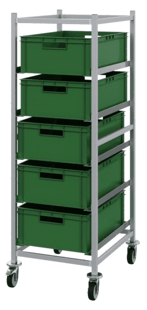 Мобильная тележка для евроконтейнеров Polair EU16.05.61.47