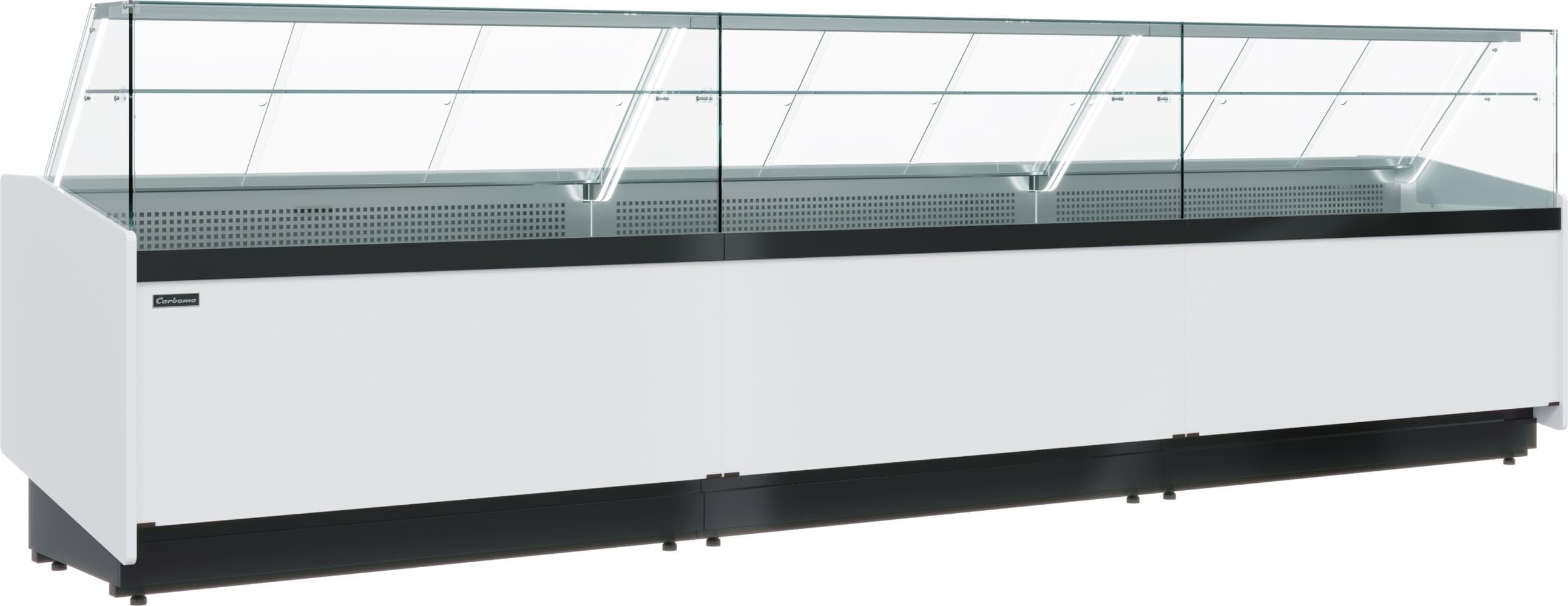 Витрина кондитерская Carboma KC80 SM 1,0-1 Тёмный дуб 1008