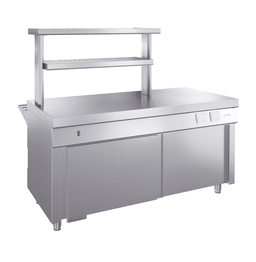 Прилавок горячих напитков Atesy Ривьера ПГН-1500-02-О без полок