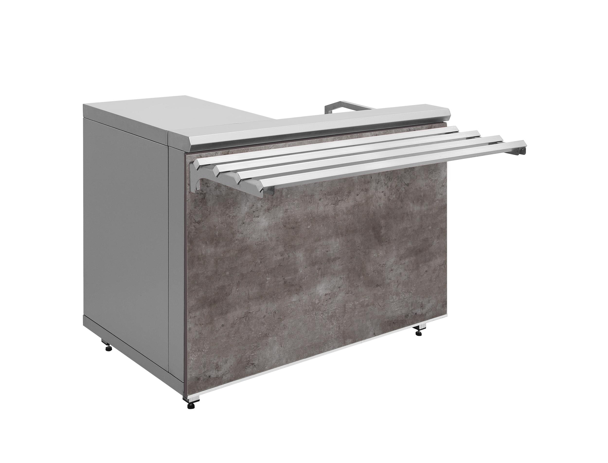 Прилавок кассовый универсальный Luxstahl КК-1200