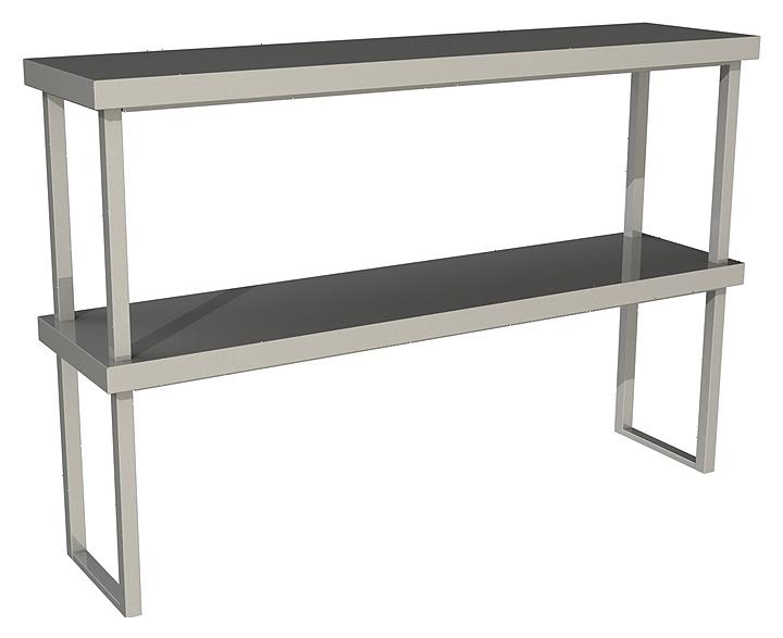 Полка настольная двухуровневая Restoinox ПНС2-6/3