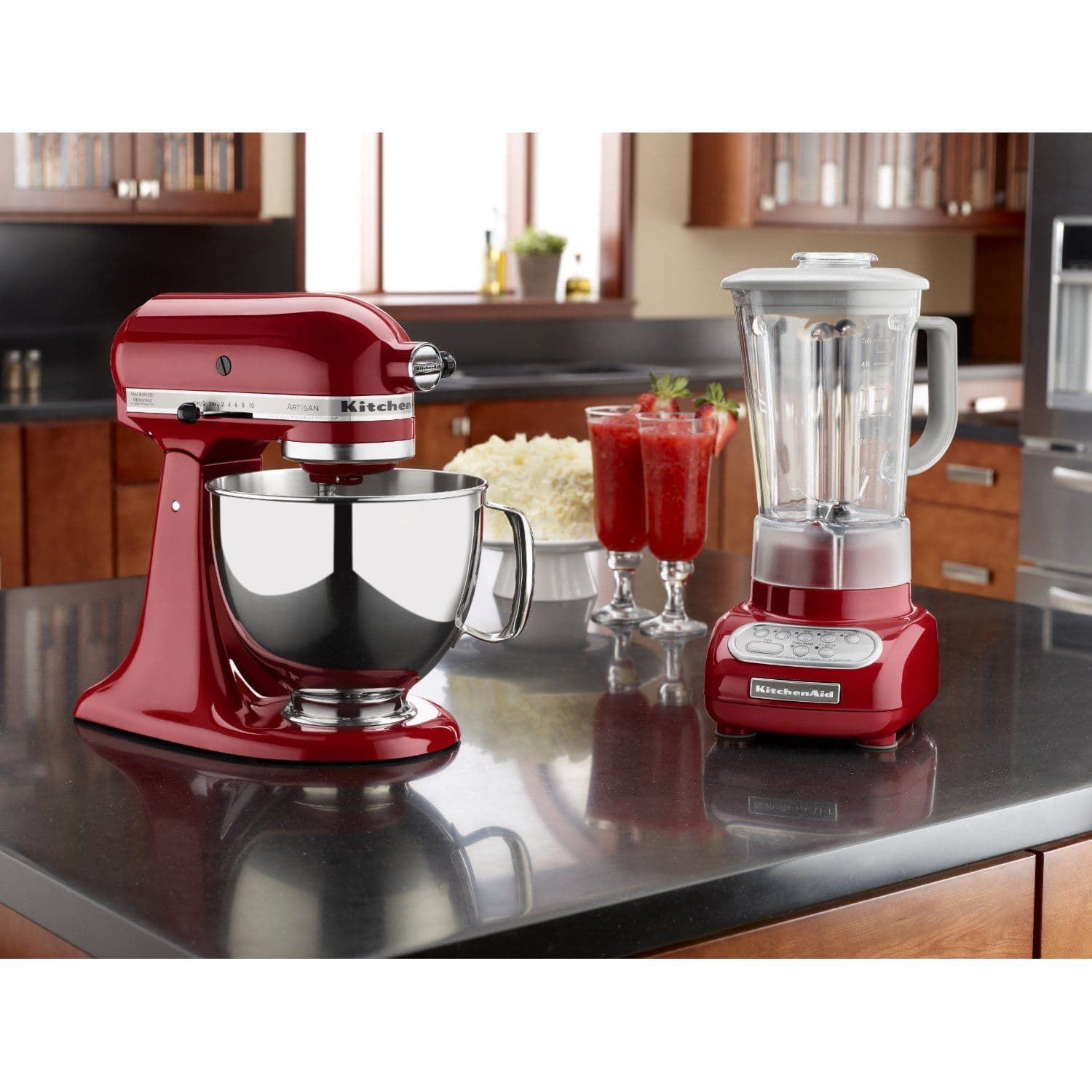 Миксер планетарный KitchenAid 5KSM125EER, красный