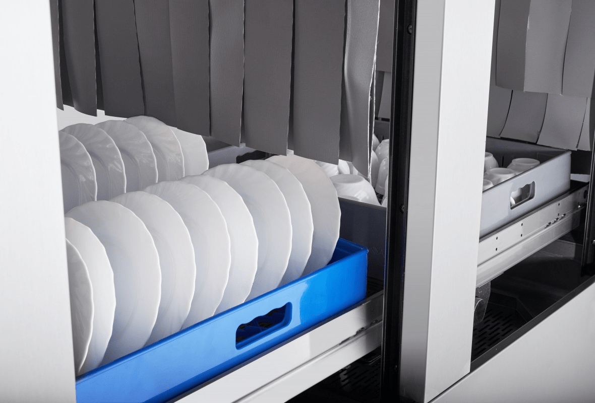 Тоннельная посудомоечная машина Abat МПТ-2000 правая (71000009797)