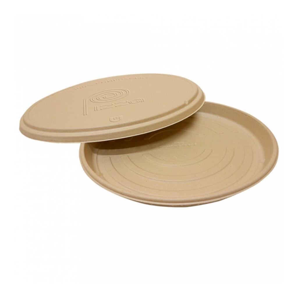 Крышка к коробке для пиццы Bionic d 36,5х1,9 см, сахарный тростник Garcia De Pou | 204.13