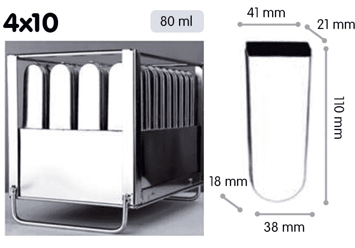 Форма для мороженого эскимо Koreco SSI 40 Eskimo form 3