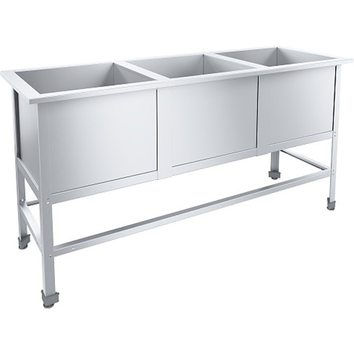 Ванна моечная ПищТех Стандарт НК ВМО3-630С304НК-М