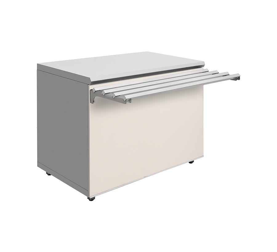 Прилавок нейтральный Luxstahl ПН-1200