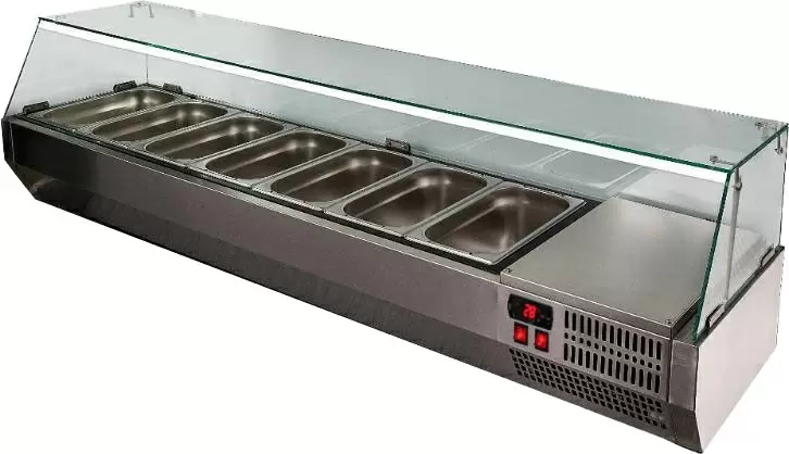 Витрина холодильная для ингредиентов Polair VT3v_G (1/4)