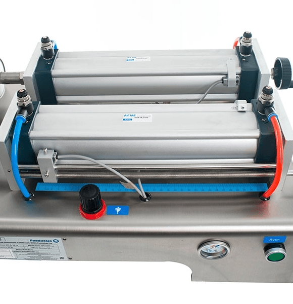 Дозатор поршневой двойной Foodatlas Y2WTD Pro, 50-500 мл