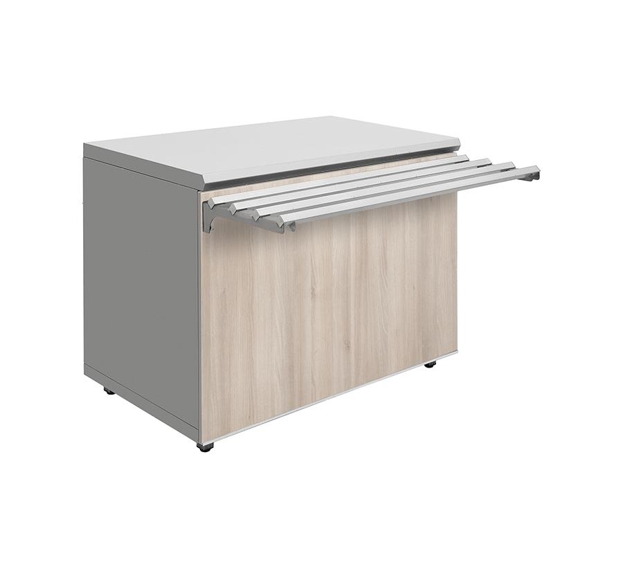 Прилавок нейтральный Luxstahl ПН-1200