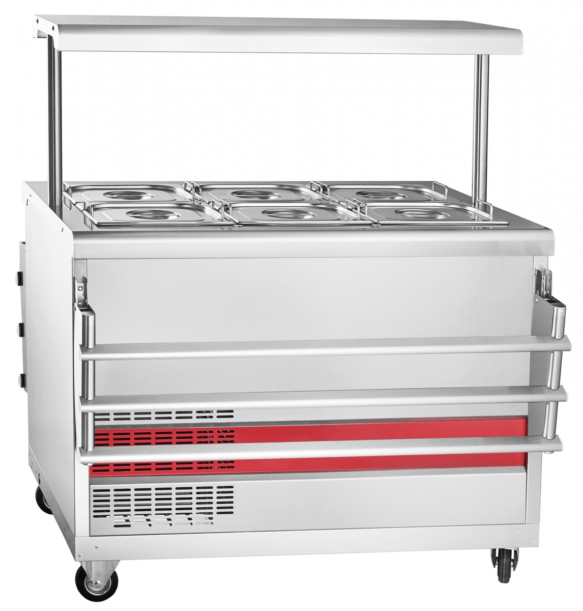 Прилавок для холодных закусок Abat ПВВ(Н)-70ПМ-НШ передвижной (21000000455)