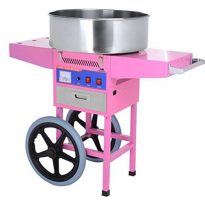 Аппарат для сахарной ваты Eksi HEC-01T с тележкой