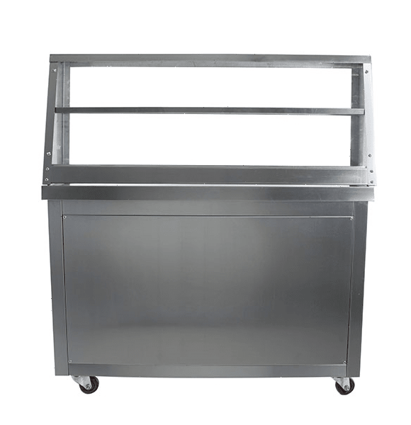 Фризер для жареного мороженого Foodatlas KCB-2F (контейнеры, стол для топпингов)