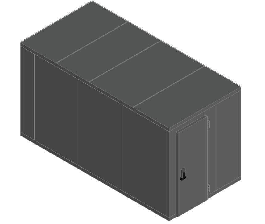 Камера холодильная Polair КХН-14,32 (1960х4060х2200) 80мм