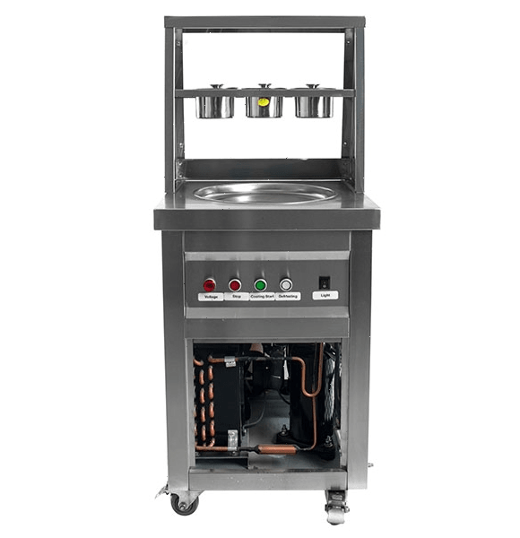 Фризер для жареного мороженого Foodatlas KCB-1Y (контейнеры, световой короб)