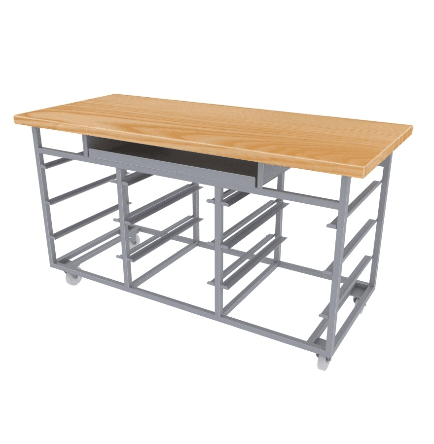 Стол кондитерский Atesy СК-Л-1-1600.700.900-02 (AISI 430)