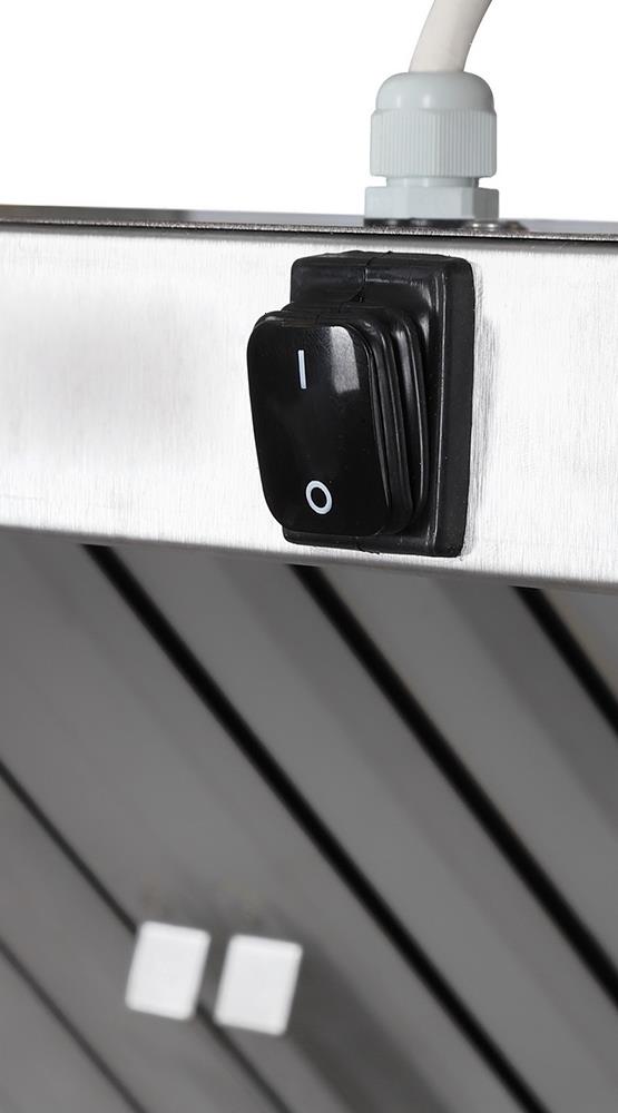 Зонт пристенный Luxstahl ЗВП 800х1200