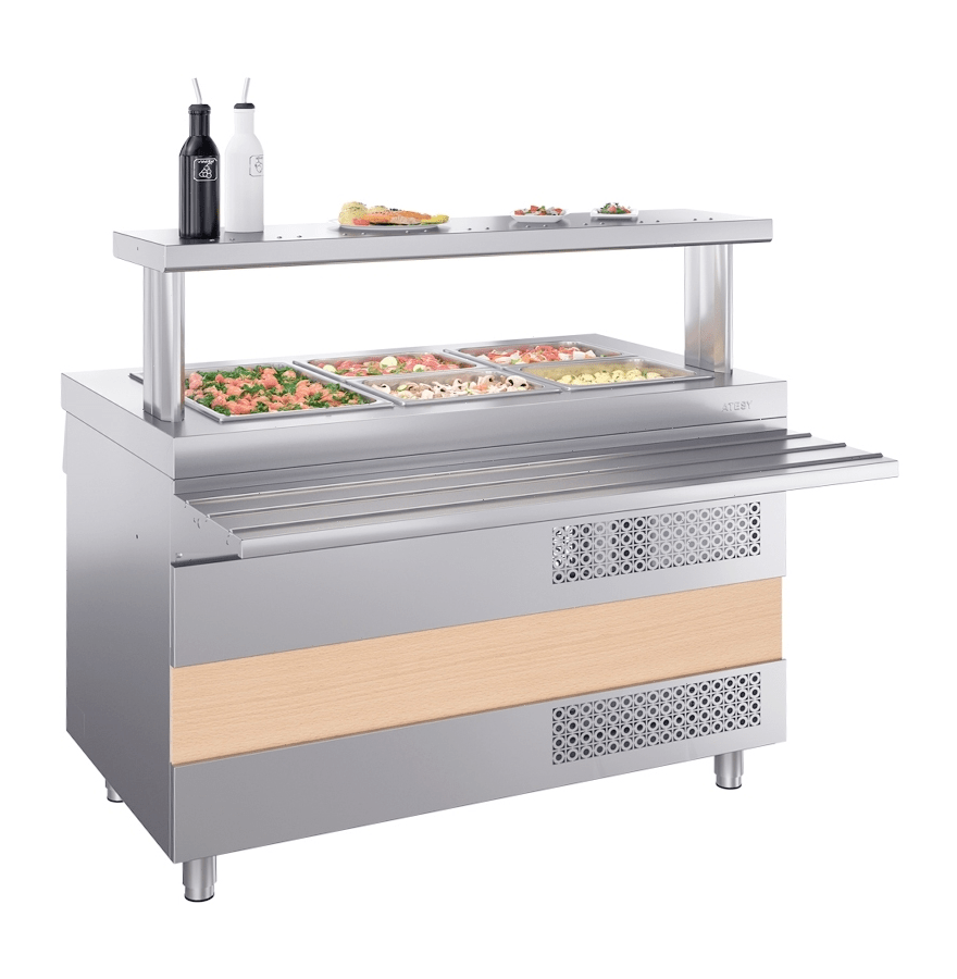 Стол охлаждаемый Atesy Ривьера ОС-1120-02-О без полок