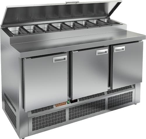 Стол холодильный (для пиццы) Hicold PZE1-111/GN (8xGN1/3)