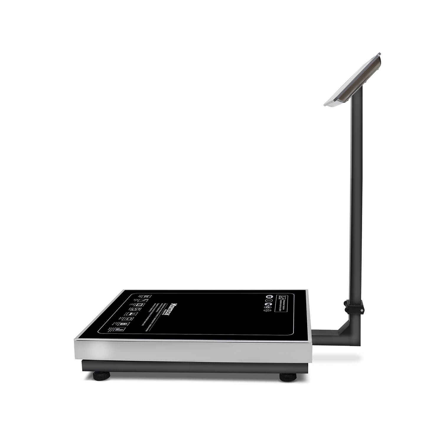 Весы торговые напольные M-ER 333 ACLP-300.50/100 "TRADER" расчет стоимости LED