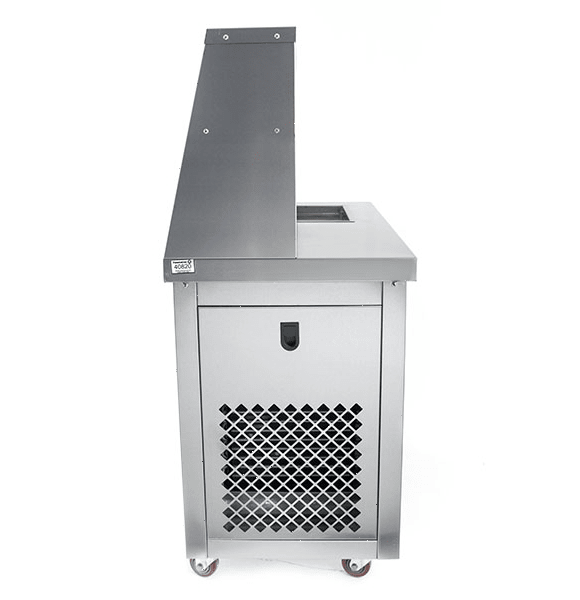 Фризер для жареного мороженого Foodatlas KCB-1F (контейнеры, световой короб, стол для топпингов)