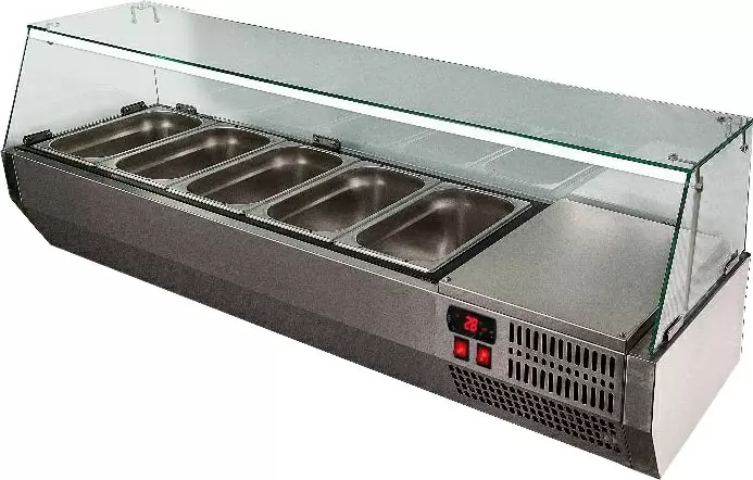 Витрина холодильная для ингредиентов Polair VTi2v_G (1/3)