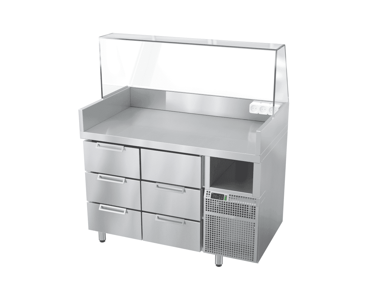 Станция для бургеров и хот-догов Atesy Бавария БХС-1235.700-02-1