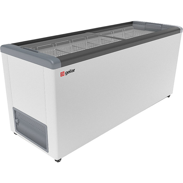 Ларь морозильный Frostor GELLAR FG 700 С прямое стекло, серый (пропан)