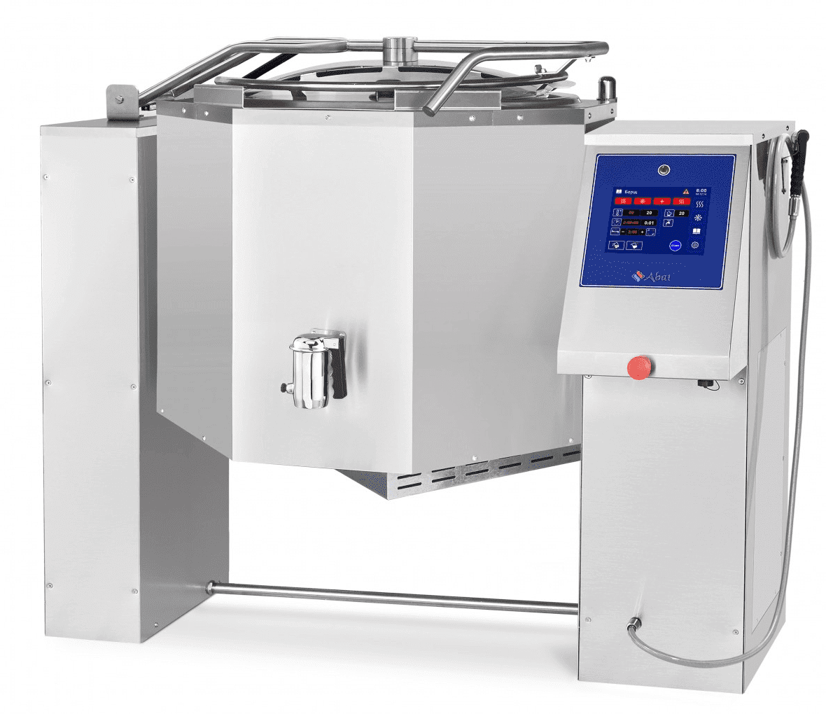 Котел пищеварочный Abat КПЭМ-200-ОМП со сливным краном (11000019856)