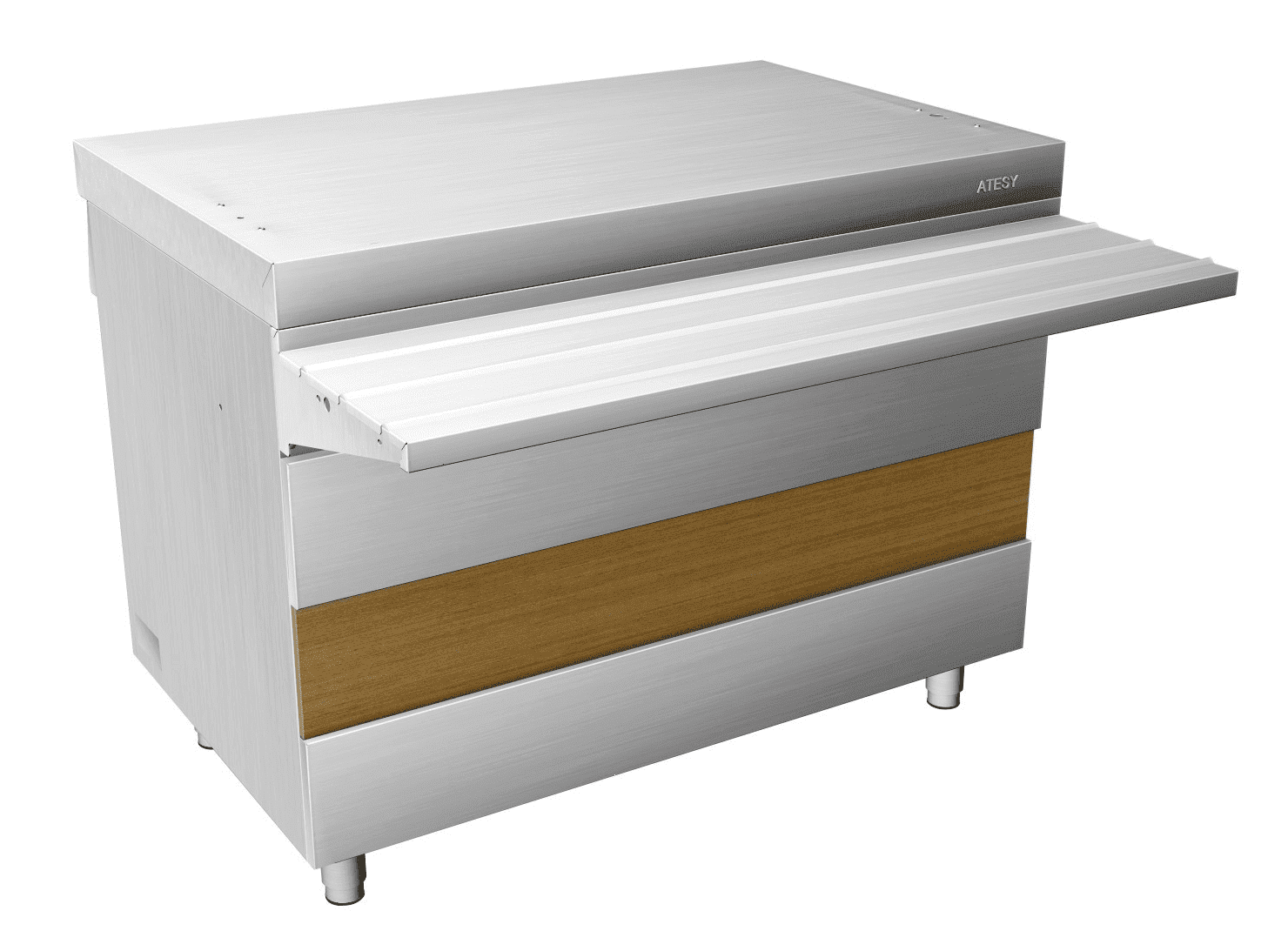 Прилавок нейтральный Atesy Ривьера НС-1500-02-О без полок