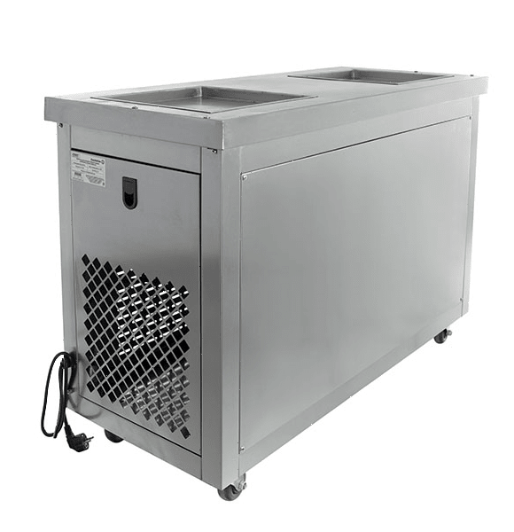 Фризер для жареного мороженого Foodatlas KCB-2F (стол для топпингов)
